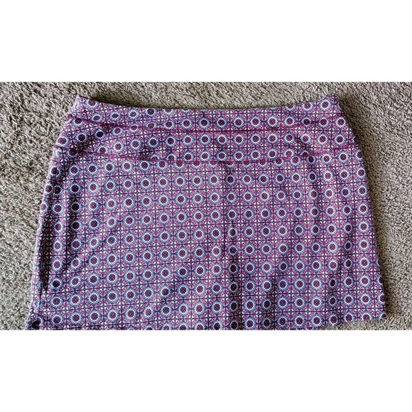 Intro Love The Fit Skort Athletic Skirt Size 3X Red  Blue Tummy Control  Sporty - Picture 1 of 4